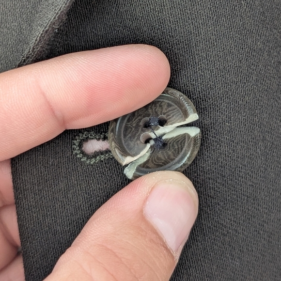 Hugo Boss Dark Green-Brown 100% Virgin Wool Sport Blazer ~ Size 46L - Picture 14 of 16